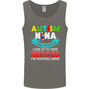 Autism Nana Grandparents Autistic ASD Mens Vest Tank Top Charcoal