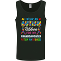 Autism Ribbon For My Granddaughter Autistic Mens Vest Tank Top Black