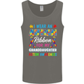 Autism Ribbon For My Granddaughter Autistic Mens Vest Tank Top Charcoal