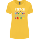Autism Teacher I Teach Awesome Kid Autistic Womens Wider Cut T-Shirt Yellow
