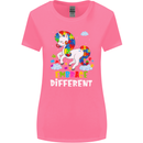 Autism Unicorn Embrace Different Autistic Womens Wider Cut T-Shirt Azalea