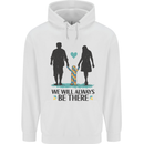 Autism We Will Always Be There Autistic Childrens Kids Hoodie White
