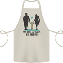 Autism We Will Always Be There Autistic Cotton Apron 100% Organic Natural