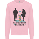 Autism We Will Always Be There Autistic Kids Sweatshirt Jumper Light Pink