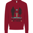 Autism We Will Always Be There Autistic Kids Sweatshirt Jumper Red
