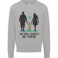 Autism We Will Always Be There Autistic Kids Sweatshirt Jumper Sports Grey