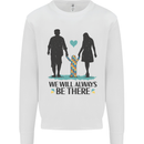 Autism We Will Always Be There Autistic Kids Sweatshirt Jumper White