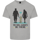 Autism We Will Always Be There Autistic Kids T-Shirt Childrens Sports Grey