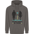 Autism We Will Always Be There Autistic Mens 80% Cotton Hoodie Charcoal