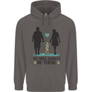 Autism We Will Always Be There Autistic Mens 80% Cotton Hoodie Charcoal