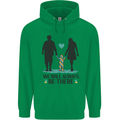 Autism We Will Always Be There Autistic Mens 80% Cotton Hoodie Irish Green