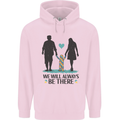 Autism We Will Always Be There Autistic Mens 80% Cotton Hoodie Light Pink