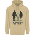 Autism We Will Always Be There Autistic Mens 80% Cotton Hoodie Sand