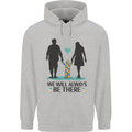 Autism We Will Always Be There Autistic Mens 80% Cotton Hoodie Sports Grey