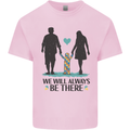 Autism We Will Always Be There Autistic Mens Cotton T-Shirt Tee Top Light Pink