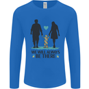 Autism We Will Always Be There Autistic Mens Long Sleeve T-Shirt Royal Blue