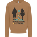 Autism We Will Always Be There Autistic Mens Sweatshirt Jumper Caramel Latte