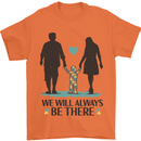 Autism We Will Always Be There Autistic Mens T-Shirt 100% Cotton Orange