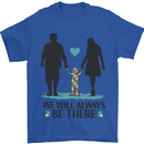 Autism We Will Always Be There Autistic Mens T-Shirt 100% Cotton Royal Blue