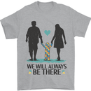 Autism We Will Always Be There Autistic Mens T-Shirt 100% Cotton Sports Grey
