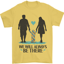 Autism We Will Always Be There Autistic Mens T-Shirt 100% Cotton Yellow
