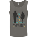 Autism We Will Always Be There Autistic Mens Vest Tank Top Charcoal