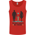 Autism We Will Always Be There Autistic Mens Vest Tank Top Red