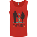 Autism We Will Always Be There Autistic Mens Vest Tank Top Red