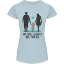 Autism We Will Always Be There Autistic Womens Petite Cut T-Shirt Light Blue
