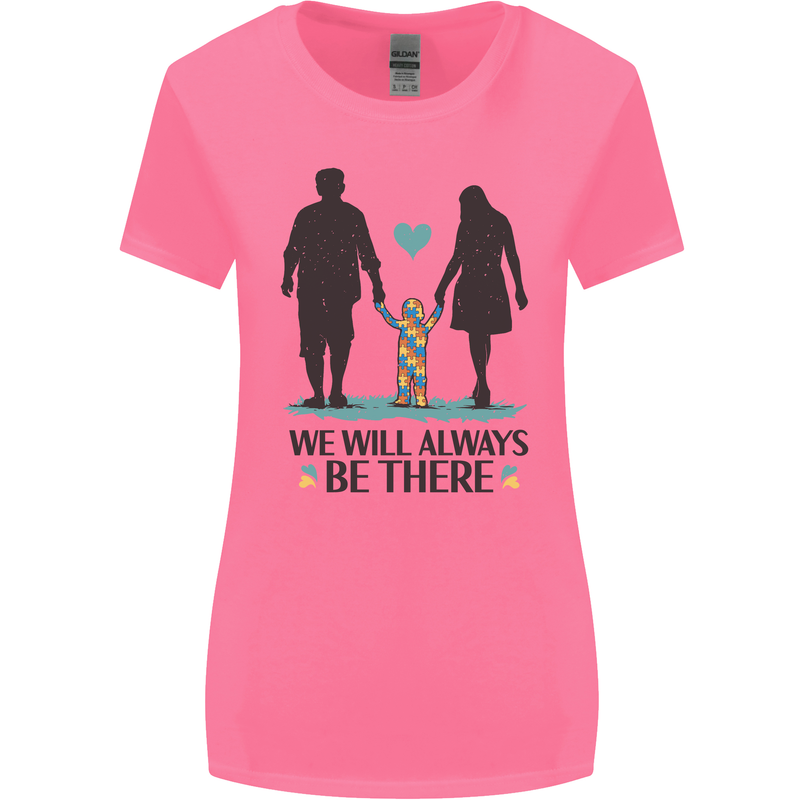 Autism We Will Always Be There Autistic Womens Wider Cut T-Shirt Azalea