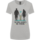 Autism We Will Always Be There Autistic Womens Wider Cut T-Shirt Sports Grey