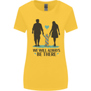 Autism We Will Always Be There Autistic Womens Wider Cut T-Shirt Yellow