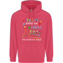 Autism World From Different Angles Autistic Childrens Kids Hoodie Heliconia