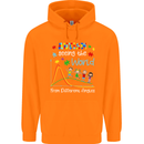 Autism World From Different Angles Autistic Childrens Kids Hoodie Orange