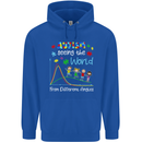 Autism World From Different Angles Autistic Childrens Kids Hoodie Royal Blue