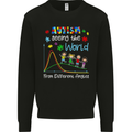 Autism World From Different Angles Autistic Kids Sweatshirt Jumper Black