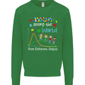 Autism World From Different Angles Autistic Kids Sweatshirt Jumper Irish Green