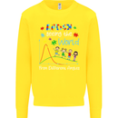 Autism World From Different Angles Autistic Kids Sweatshirt Jumper Yellow