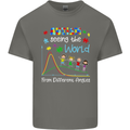 Autism World From Different Angles Autistic Kids T-Shirt Childrens Charcoal