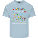 Autism World From Different Angles Autistic Kids T-Shirt Childrens Light Blue