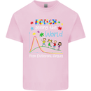 Autism World From Different Angles Autistic Kids T-Shirt Childrens Light Pink