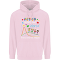 Autism World From Different Angles Autistic Mens 80% Cotton Hoodie Light Pink