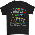 Autism World From Different Angles Autistic Mens T-Shirt Cotton Gildan Black