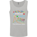 Autism World From Different Angles Autistic Mens Vest Tank Top Sports Grey