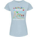 Autism World From Different Angles Autistic Womens Petite Cut T-Shirt Light Blue