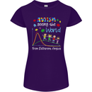 Autism World From Different Angles Autistic Womens Petite Cut T-Shirt Purple
