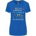 Autism World From Different Angles Autistic Womens Wider Cut T-Shirt Royal Blue