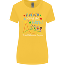 Autism World From Different Angles Autistic Womens Wider Cut T-Shirt Yellow
