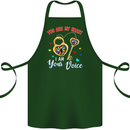 Autism You Are My Heart I Am Your Voice ASD Cotton Apron 100% Organic Forest Green
