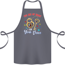 Autism You Are My Heart I Am Your Voice ASD Cotton Apron 100% Organic Steel